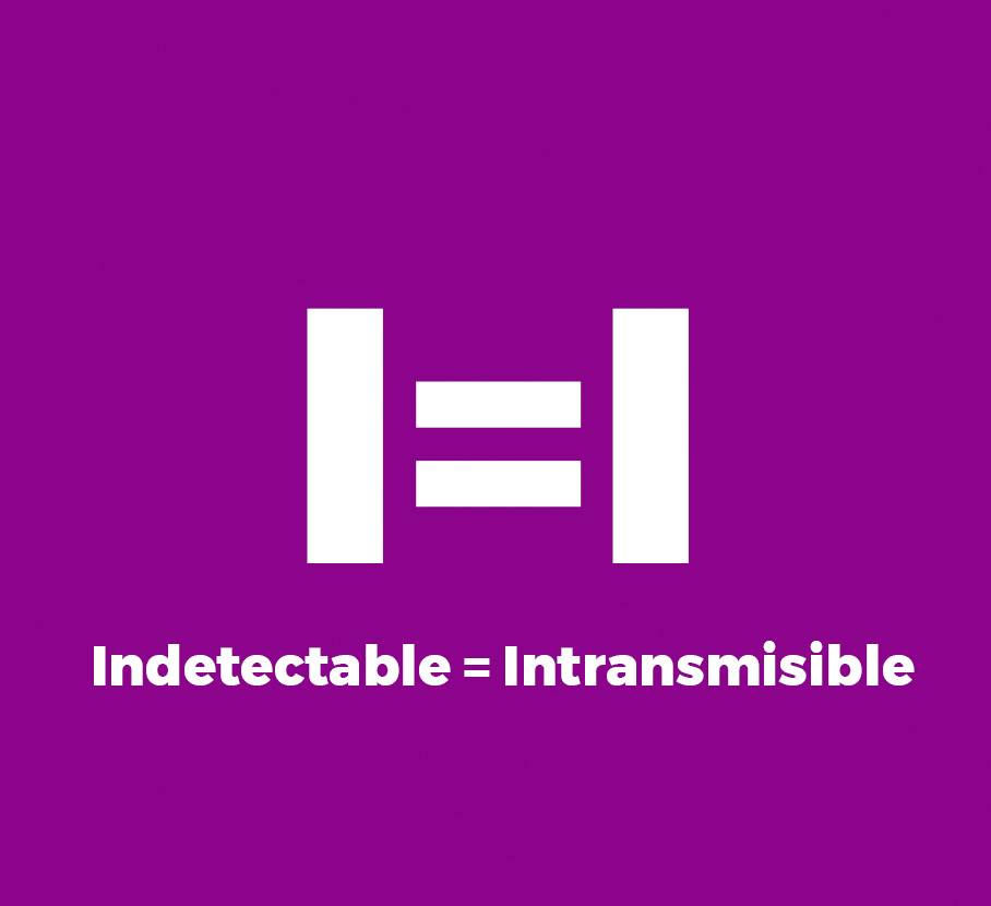 Indetectable = intransmisible